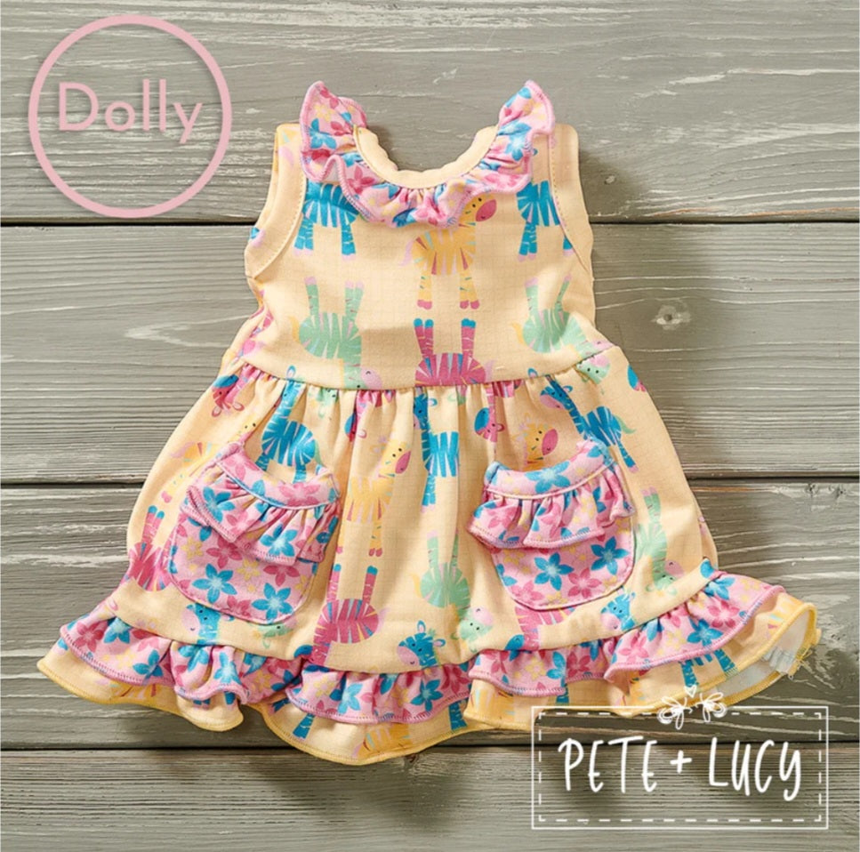 Zippin' Zebra Doll Dress