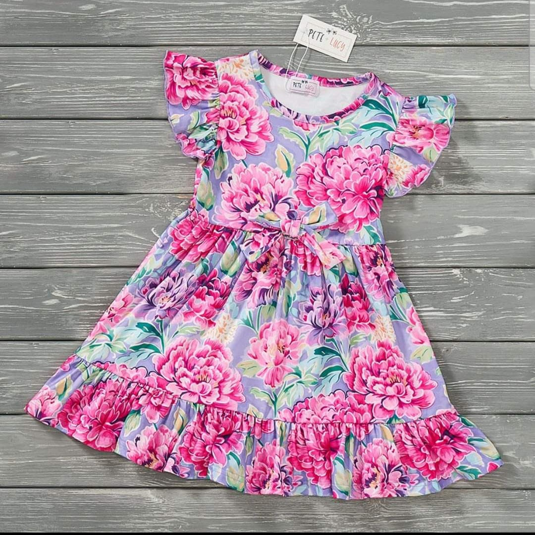 Blushing Peonies Dress
