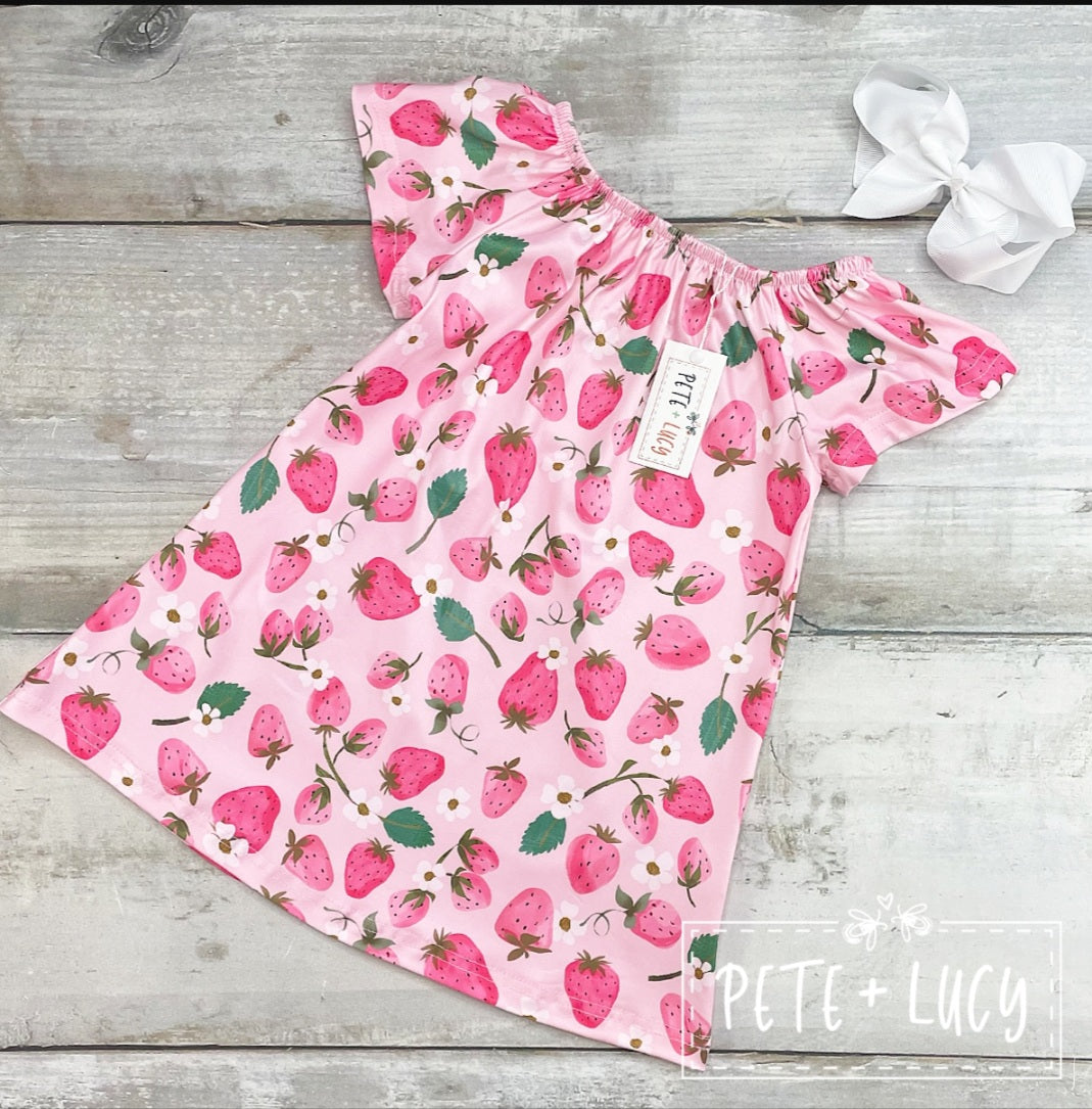 Strawberry Picnic Dress