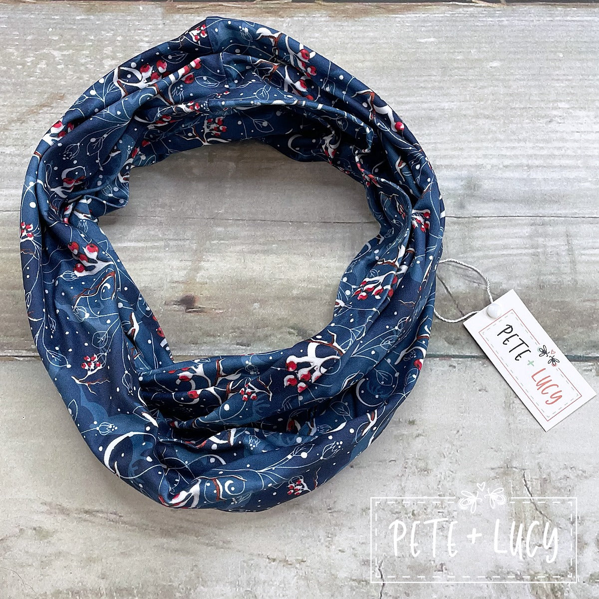 Winter/Christmas Family Ladies Infinity Scarf