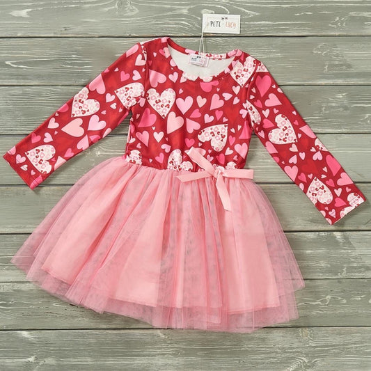 Heartprint Jungle Tulle Dress