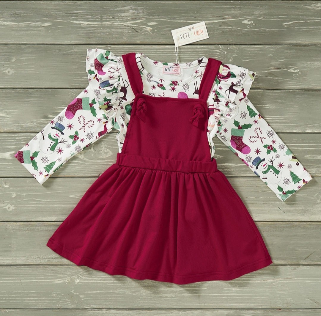 Christmas Family Skirt Set