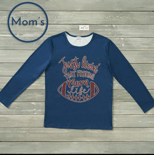 Leafy Fields Mom Top