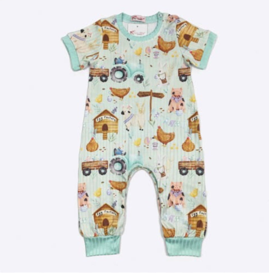 Egg Factory Romper