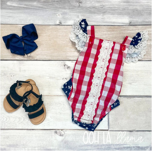 4th of July Romper