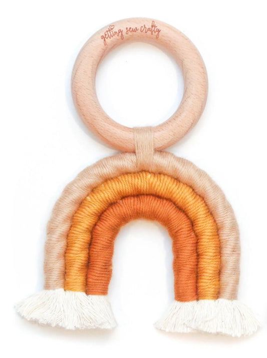Macrame Rainbow Teether