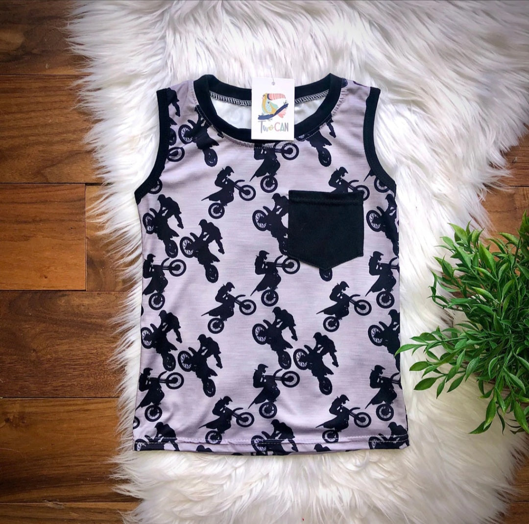 Motorcross Sleeveless Tee