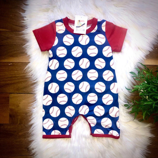 Baseball Romper