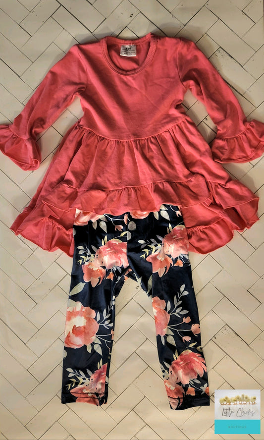 Pink Ruffles 2 Piece Set