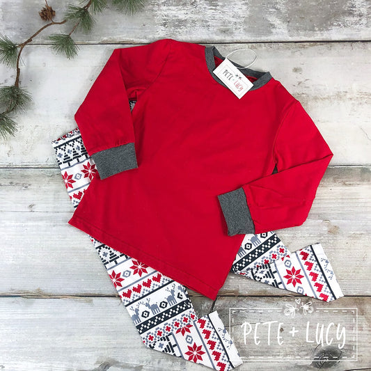 Red Holiday Loungewear