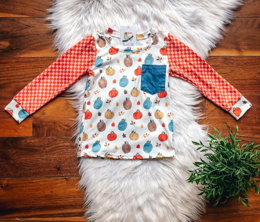 Pumpkin Pickin' Pocket Tee