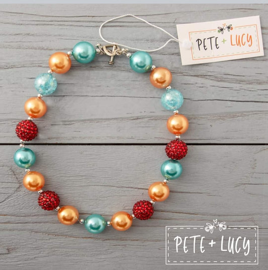 Fall Bubblegum Necklace