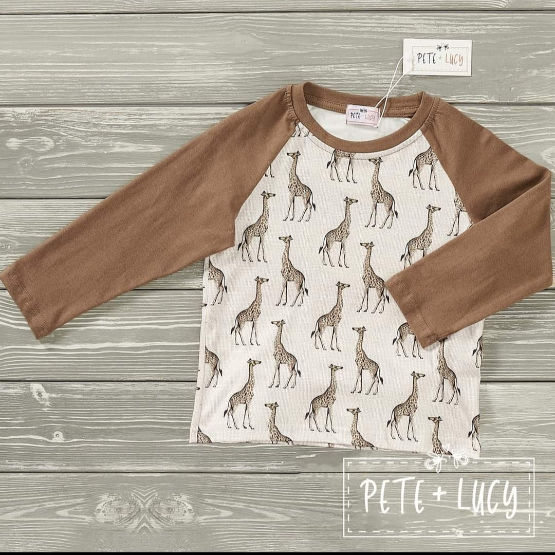 Tall As A Giraffe Boy's Shirt