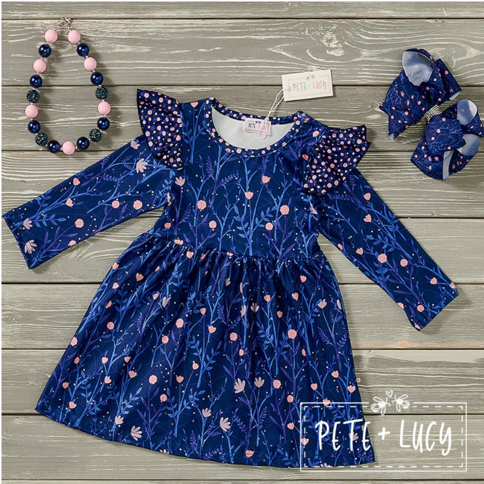 Midnight Blooms Dress