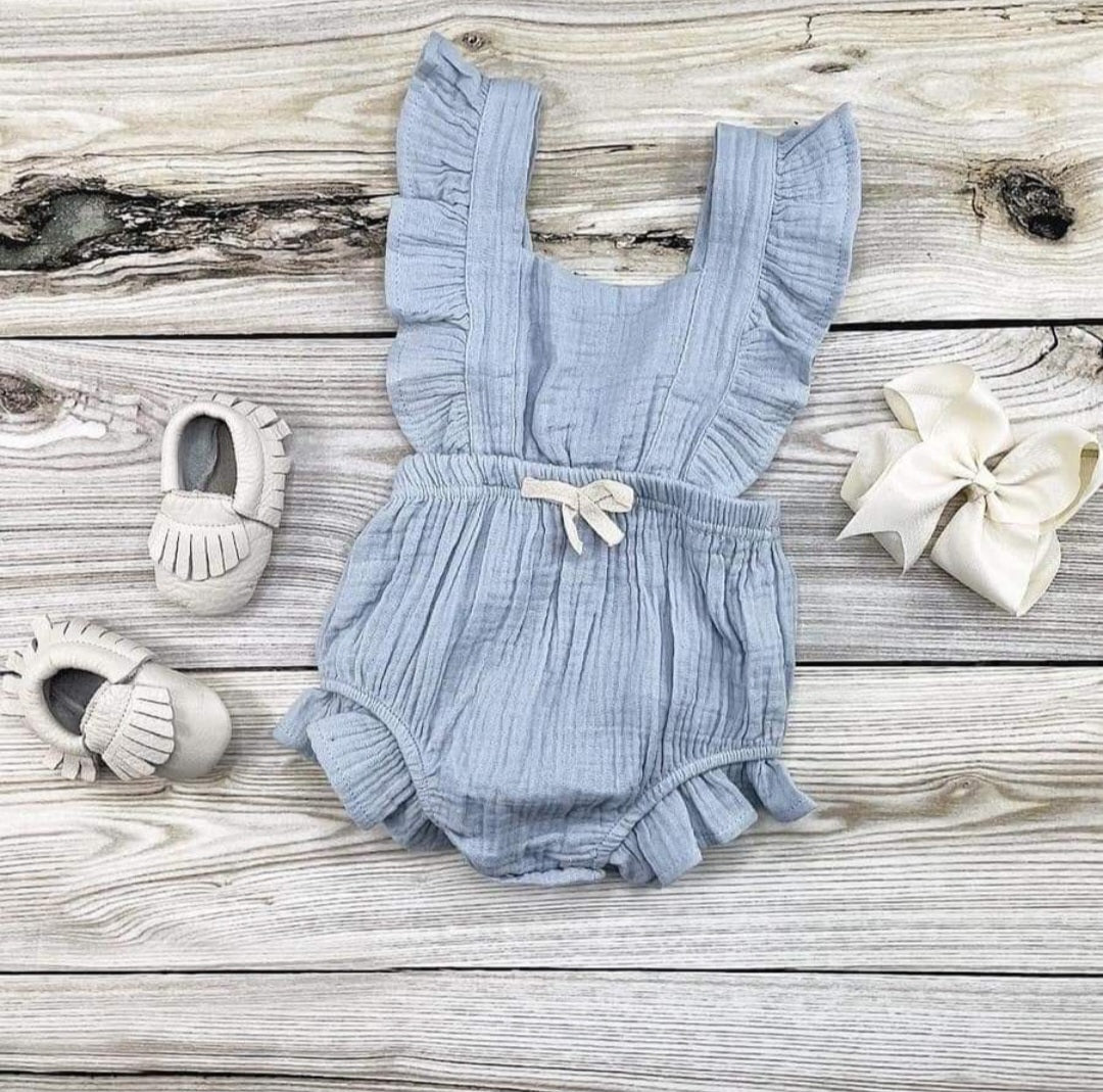 Baby Blue Romper