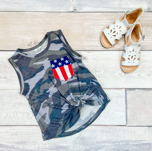 Camo Americana Tee