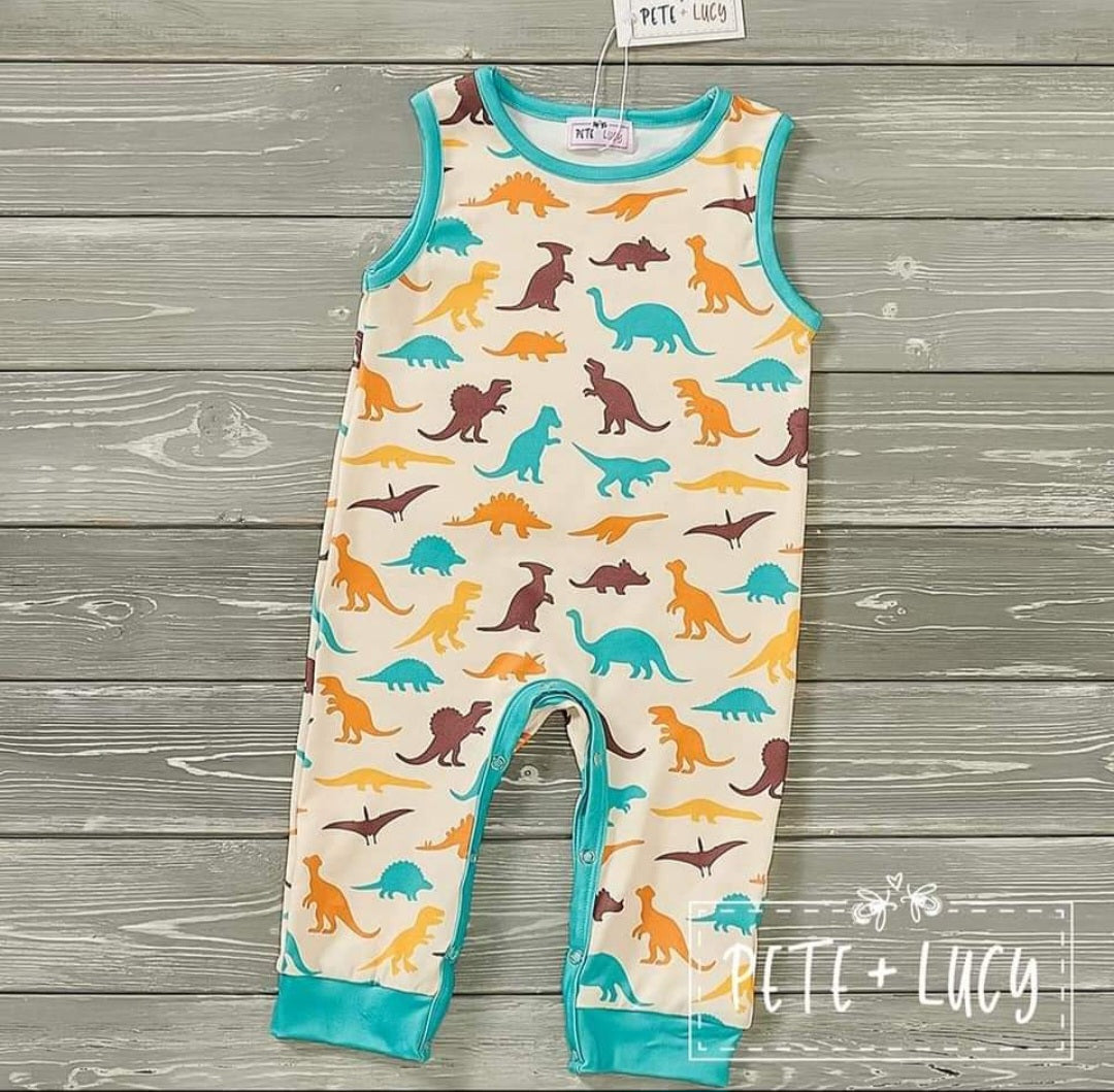 Delightful Dinosaurs Romper